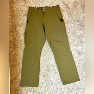 Men’s Drake Waterfowl Tech Stretch Pants Sz 34 Olive